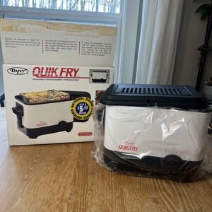 Dazey Quik Fry Fryer Cooker NEW Vintage 22661 Rare HTF